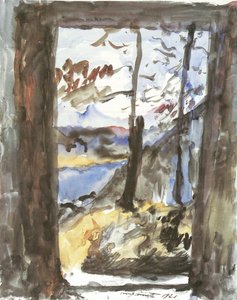 Walchenseen的视图 作者 洛维斯·科林斯（Lovis Corinth）